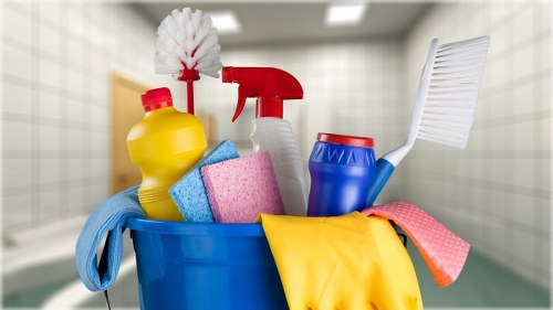 Office carpet cleaning setup in a W1S commercial property
