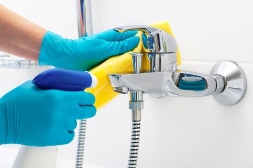 Detailed cleaning of surfaces after renovation in W1S
