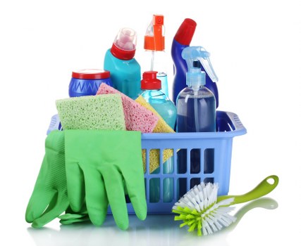 Local transfer station handling sorted recyclable materials from carpet cleaning work