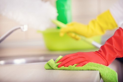 Kitchen and bathroom cleaning included in W1S domestic cleaning